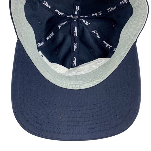 Titleist Baseball Cap Alberta Golf Dark Blue White Hat Adjustable Men's One Size - Picture 5 of 7